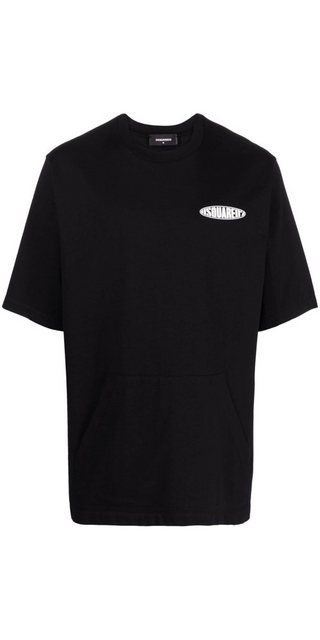 Dsquared2 Print-Shirt Dsquared2 Logo Print T-Shirt Schwarz günstig online kaufen