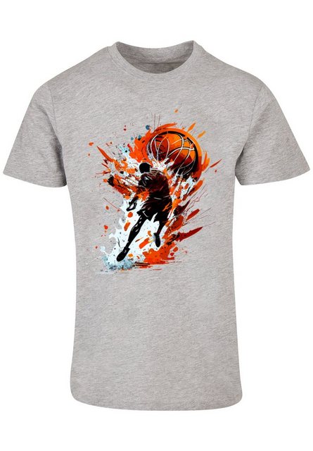 F4NT4STIC T-Shirt Basketball Splash Sport UNISEX Print günstig online kaufen