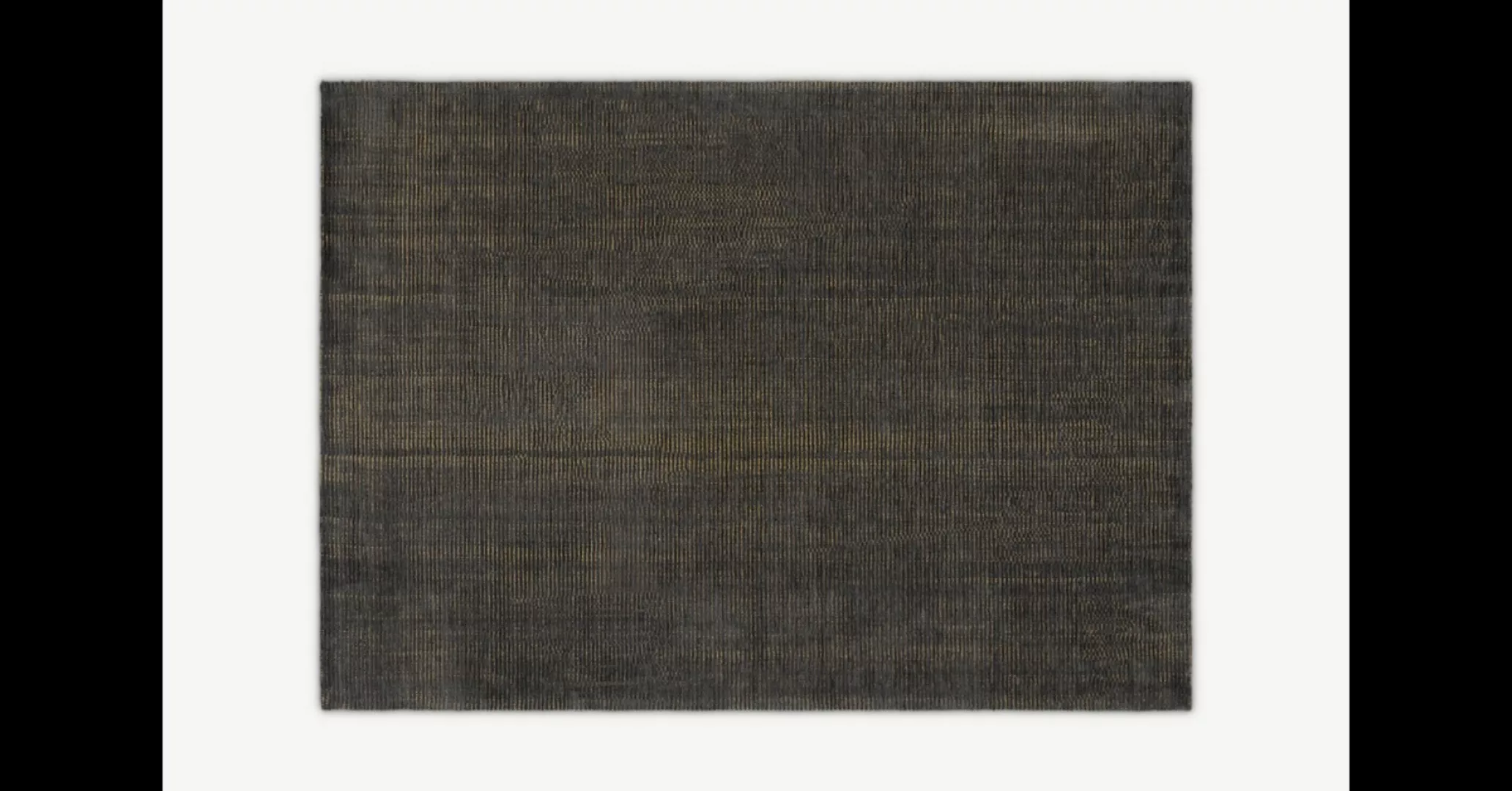 Johson Teppich (160 x 230 cm), Anthrazit und Gold - MADE.com günstig online kaufen