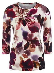 Rundhals-Shirt 3/4-Arm Hutschreuther pink günstig online kaufen