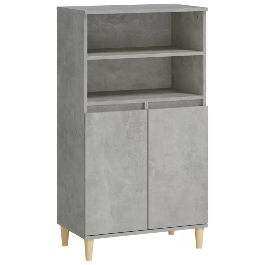 Vidaxl Highboard Betongrau 60x36x110 Cm Holzwerkstoff günstig online kaufen