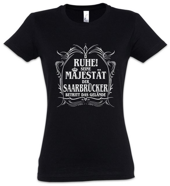 Urban Backwoods Print-Shirt Seine Majestät Der Saarbrücker Damen T-Shirt Sa günstig online kaufen