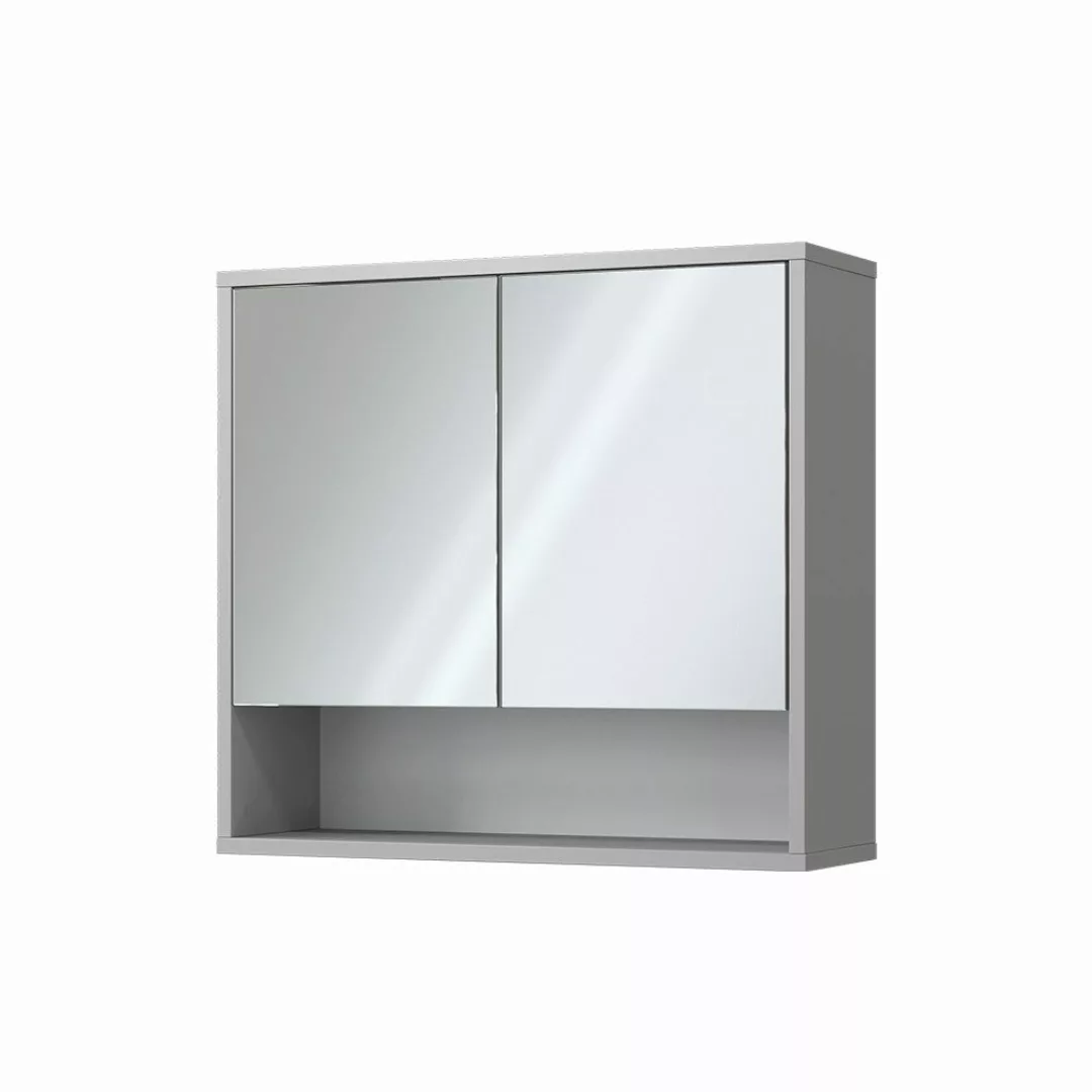 Vicco Badezimmerspiegelschrank Eliza, Grau, 70 x günstig online kaufen