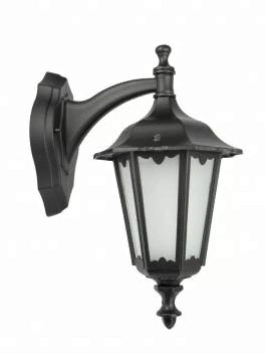 Wandlaterne Rustikal IP43 Schwarz E27 Außenlampe günstig online kaufen