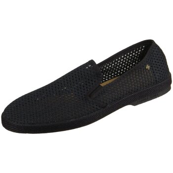 Rivieras  Damenschuhe Slipper Classic 3201 black black Cotton Mesh 3201 bla günstig online kaufen