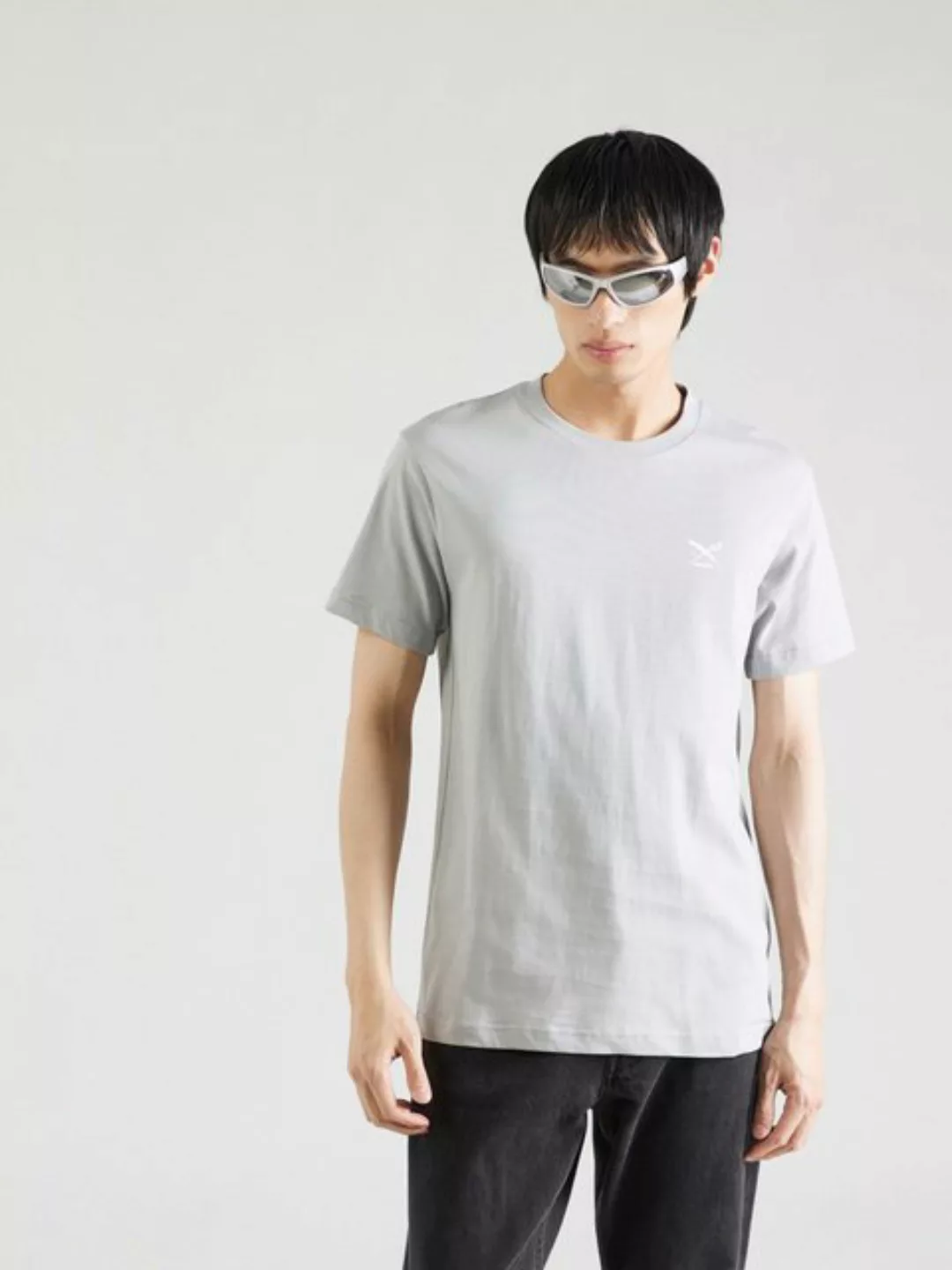 iriedaily T-Shirt - Shirt - Kurzarmshirt - Chestflag Tee [cool grey] günstig online kaufen