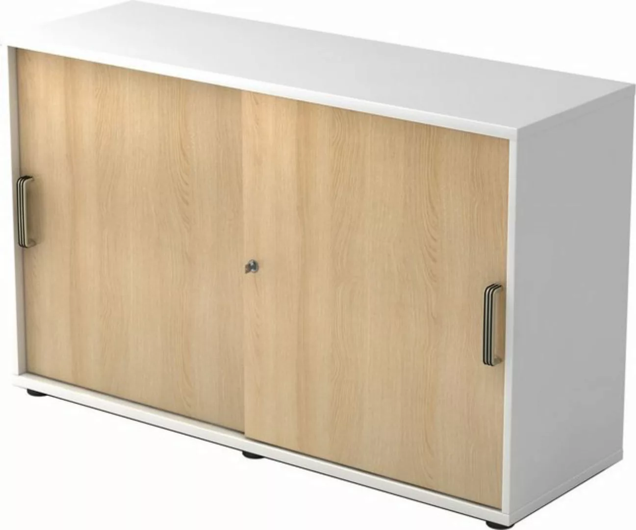 HAMMERBACHER Aktenschrank Schiebetürschrank Derie 9 2 OH BxTxH 120x40x74,8c günstig online kaufen