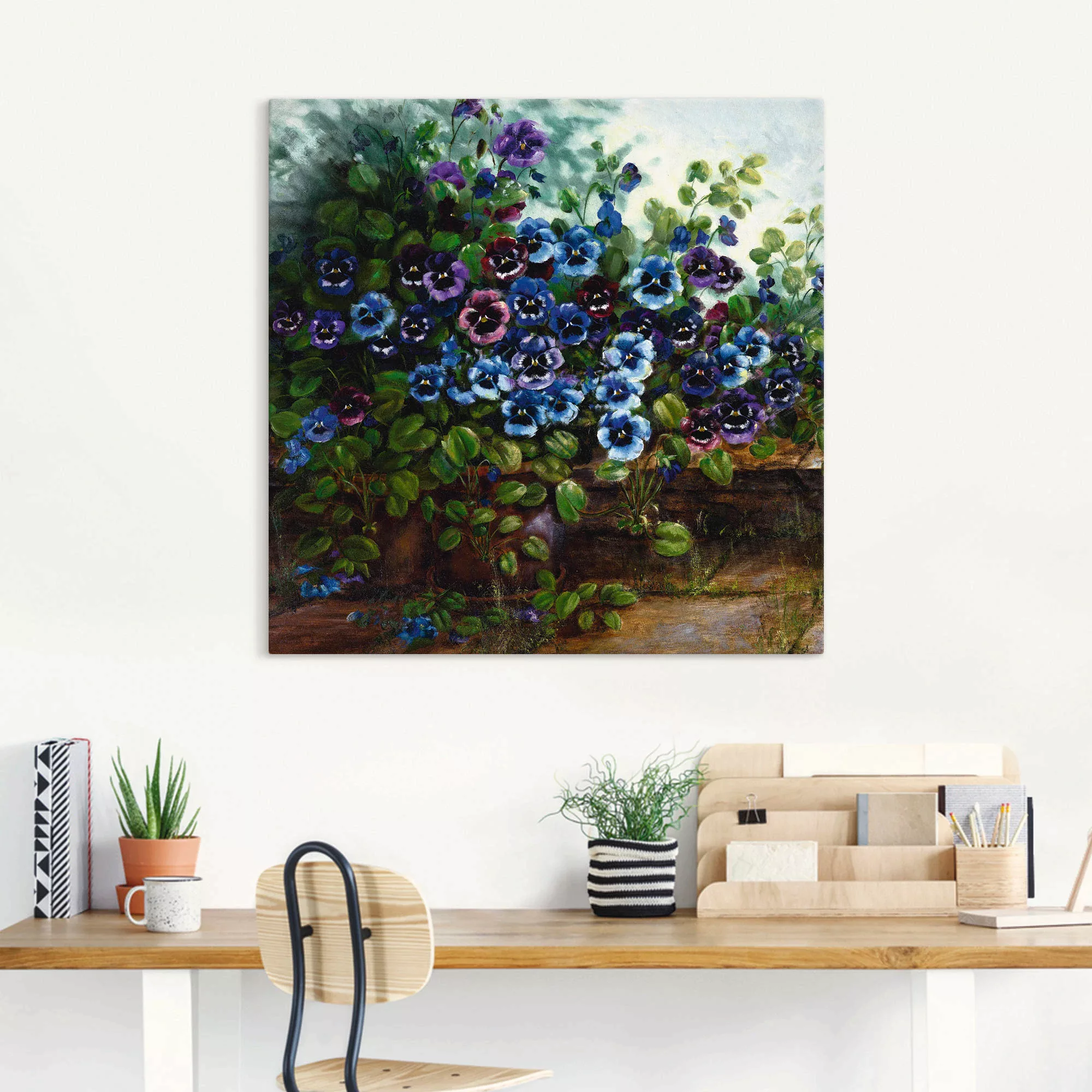 Artland Wandbild »Stiefmütterchen II«, Blumen, (1 St.) günstig online kaufen