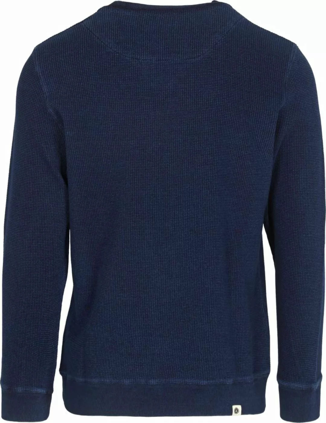 Anerkjendt Pullover Ruben Waffle Navy - Größe L günstig online kaufen