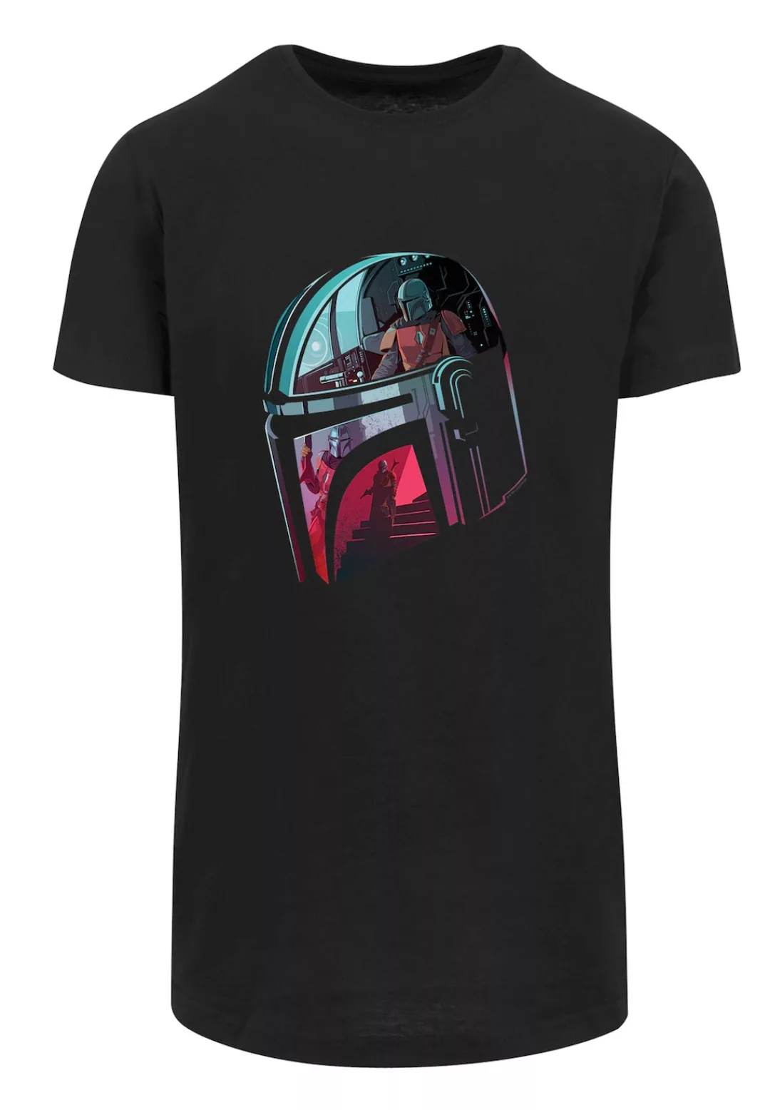 F4NT4STIC T-Shirt "Star Wars Mandalorian Mandalore Helmet Reflection", Prin günstig online kaufen