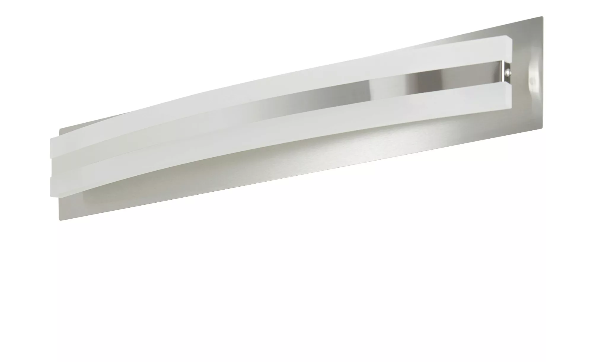 Fischer-Honsel LED-Wandleuchte, Nickel-matt mit Taster und Dimmer - silber günstig online kaufen