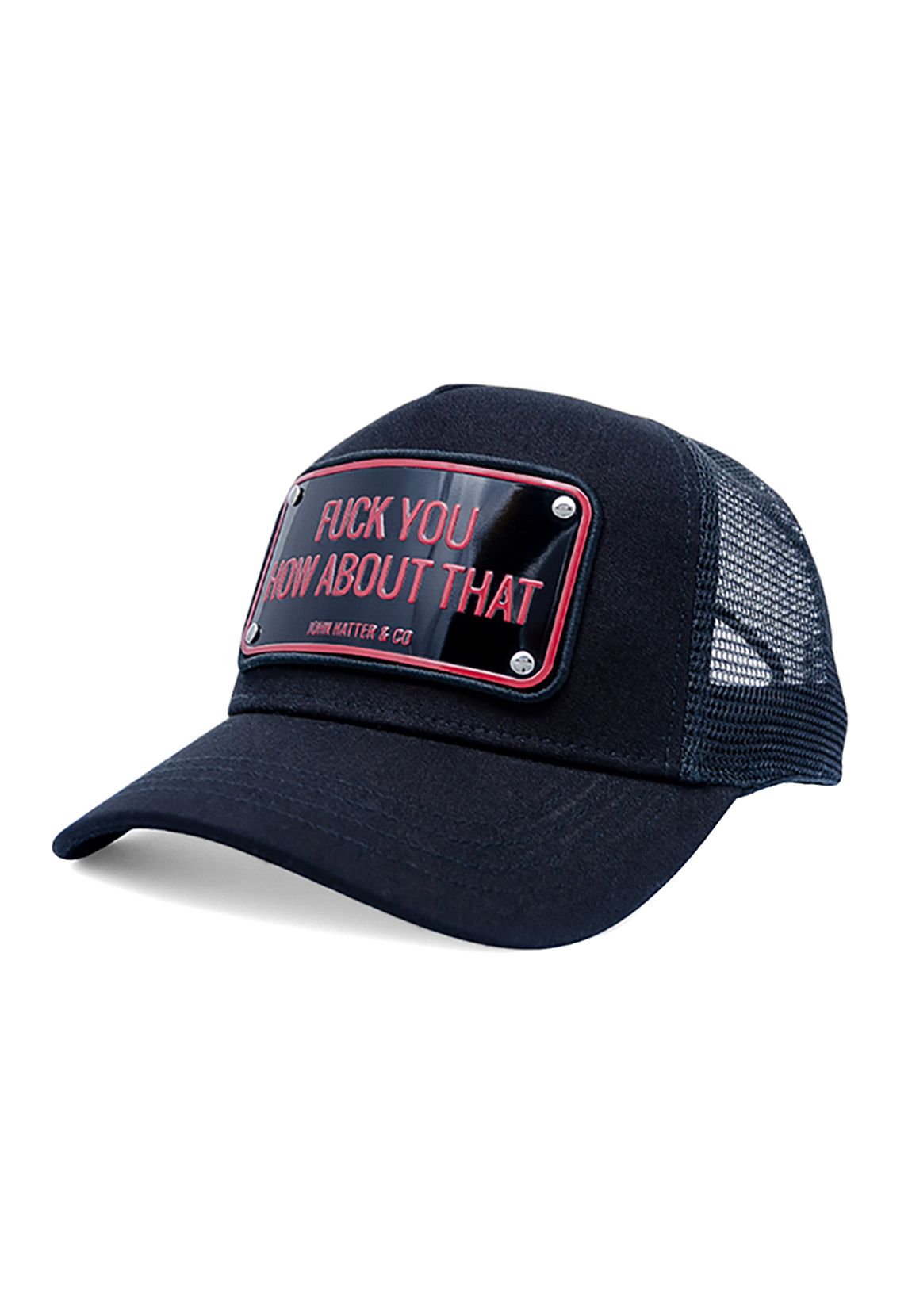 John Hatter & Co Trucker Cap FUCK YOU HOW ABOUT THAT Schwarz günstig online kaufen