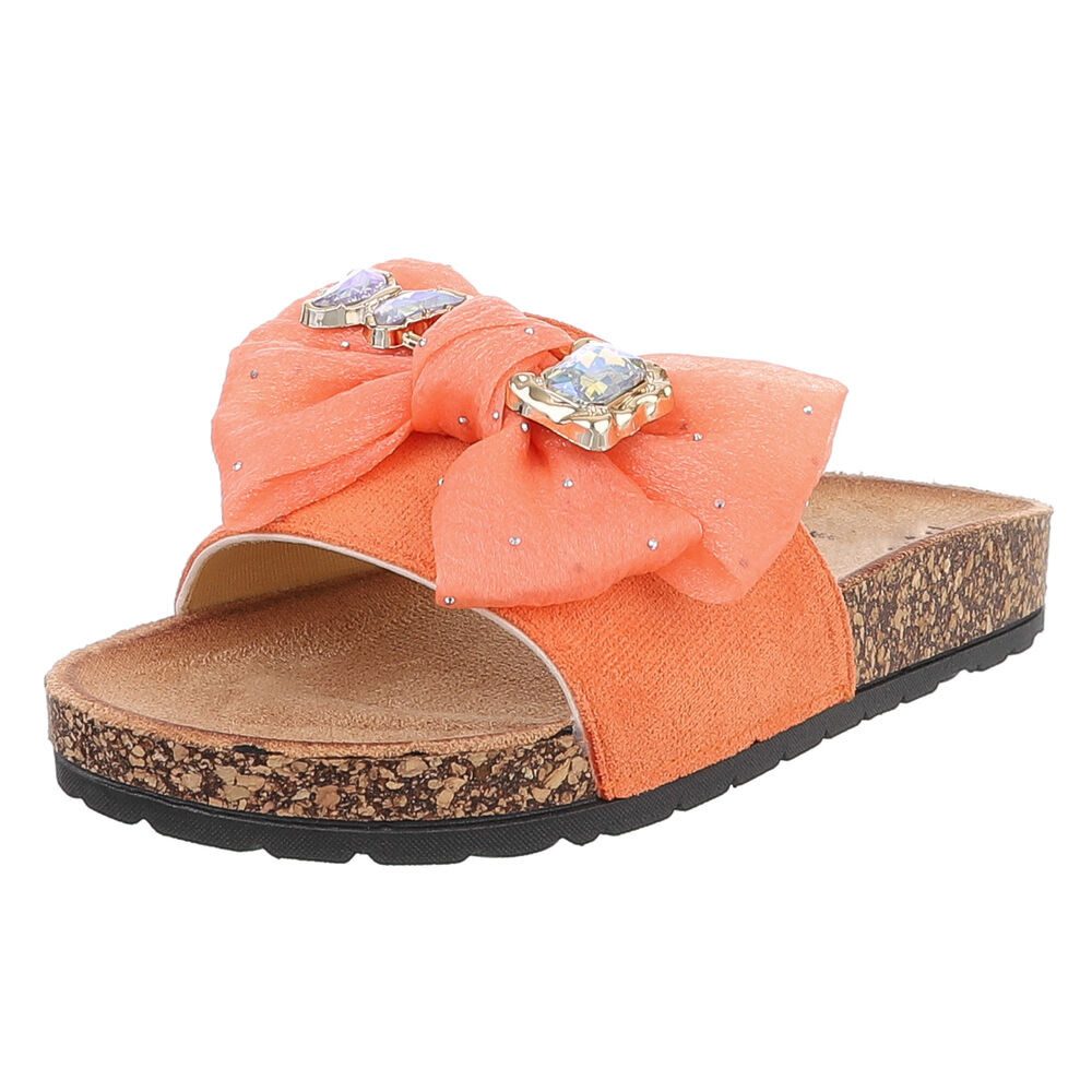 Ital-Design Elegante Damen-Sandalen mit Schleife und günstig online kaufen