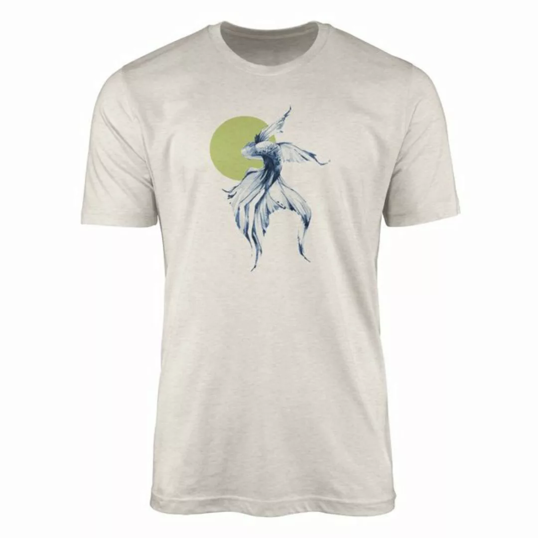 Sinus Art T-Shirt Herren Shirt 100% gekämmte Bio-Baumwolle T-Shirt Kampffis günstig online kaufen