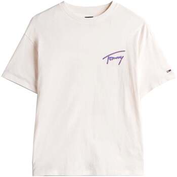 Tommy Jeans  T-Shirt Faded Graphic Relaxed T-Shirt Ancient Off White günstig online kaufen