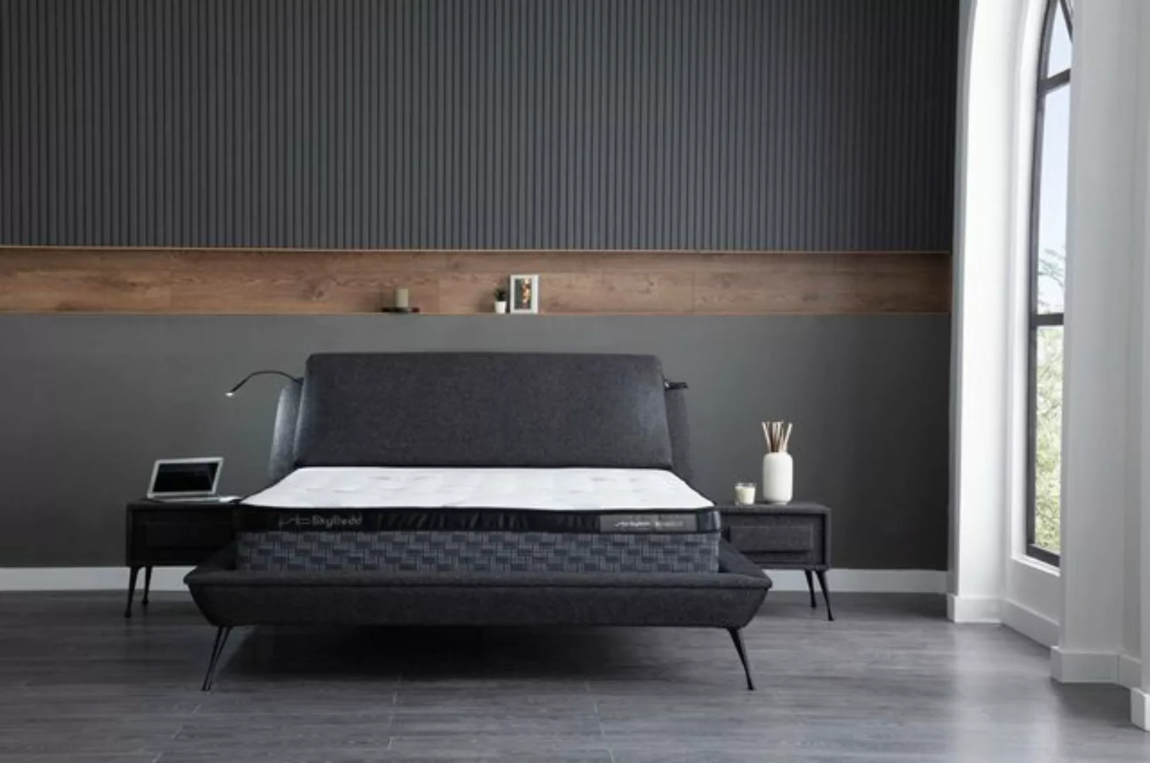 Villa Möbel Polsterbett NOVA - SKY (Bett Set, 4-tlg., Bett Set aus Bettkast günstig online kaufen