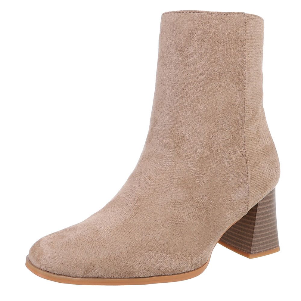 Ital-Design Elegante Stiefelette mit Blockabsatz für günstig online kaufen