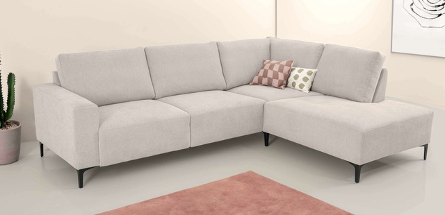 Home affaire Ecksofa »Tournon, L-Form, Breite 256 cm, Webstoff, Chenille«, günstig online kaufen