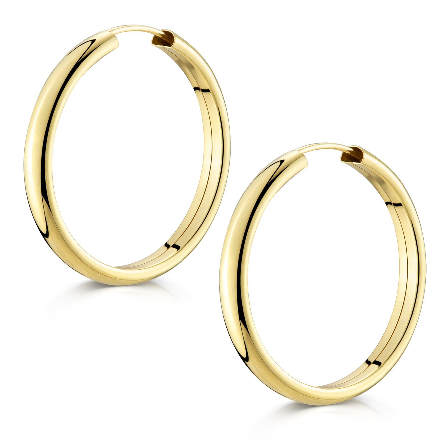 Materia Paar Creolen Damen Ohrringe Gold günstig online kaufen