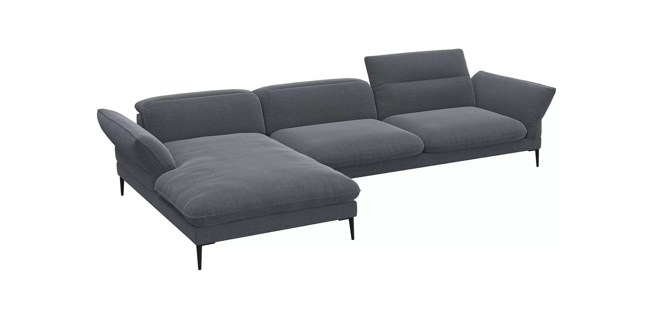 FLEXLUX Ecksofa »Salino, Funktionssofa mit Recamiere, Relaxsofa, Ecksofa«, günstig online kaufen