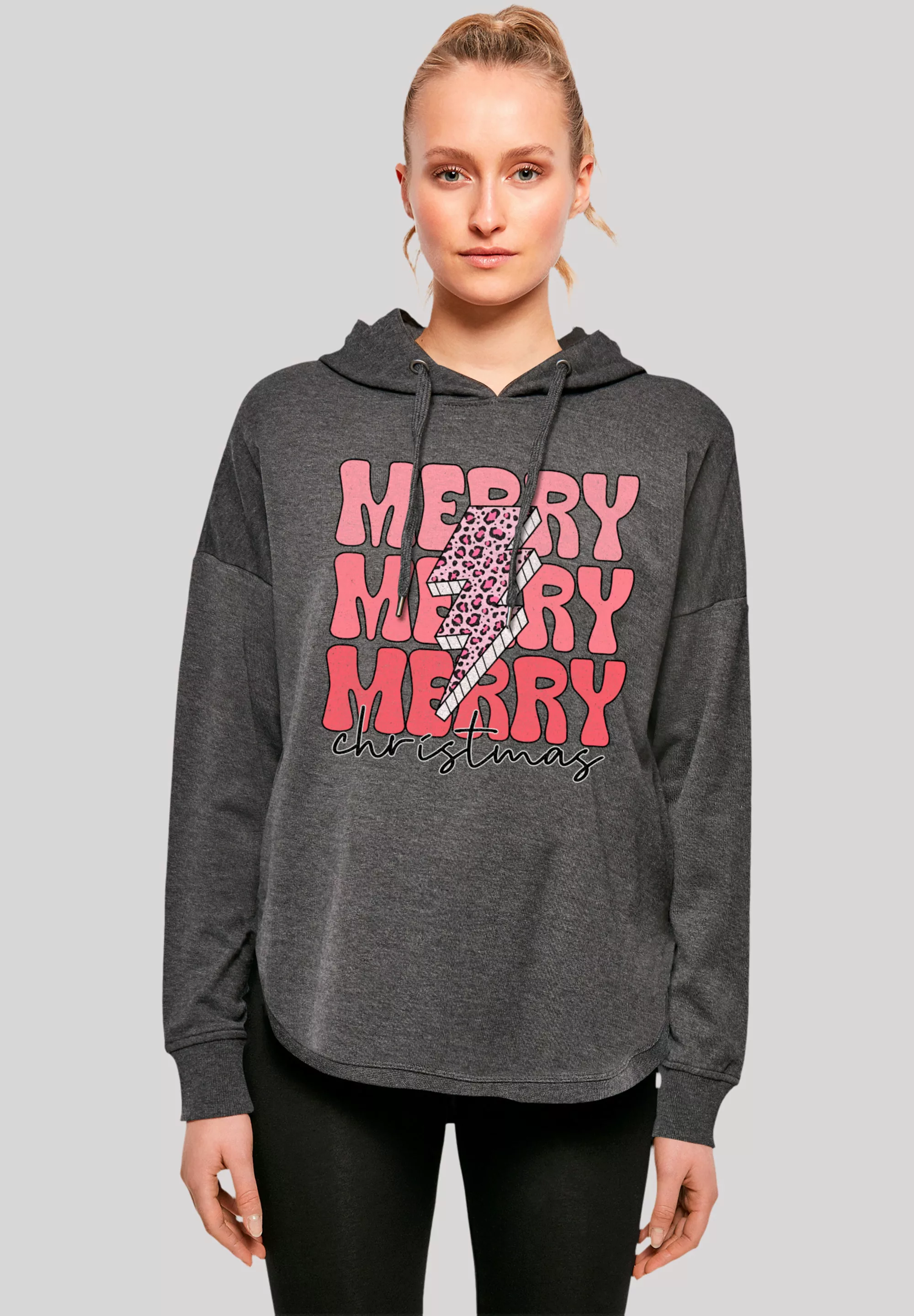 F4NT4STIC Kapuzenpullover "Merry Weihnachten Print Leo Print", Premium Qual günstig online kaufen