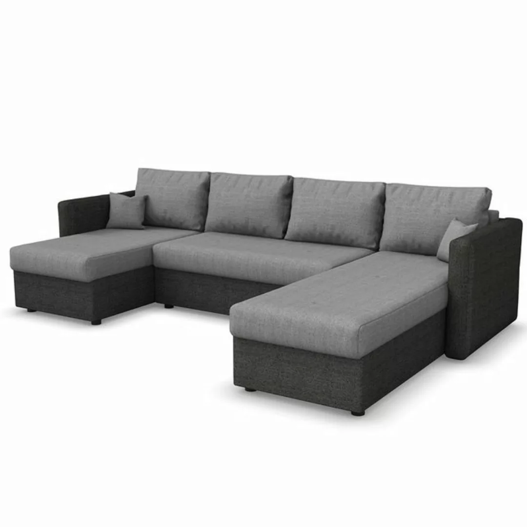 VitaliSpa® Wohnlandschaft, Anthrazit/Schwarz, 290 cm, mit Stauraum günstig online kaufen