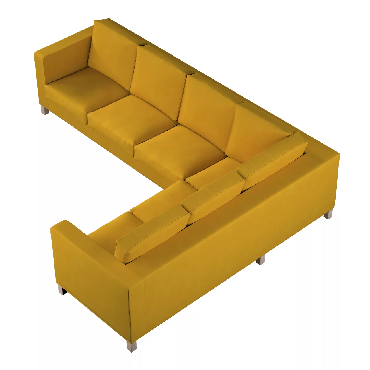 Bezug für Karlanda Sofa Ecke links, senffarbe, 36cm x 30cm x 50cm, Etna (70 günstig online kaufen