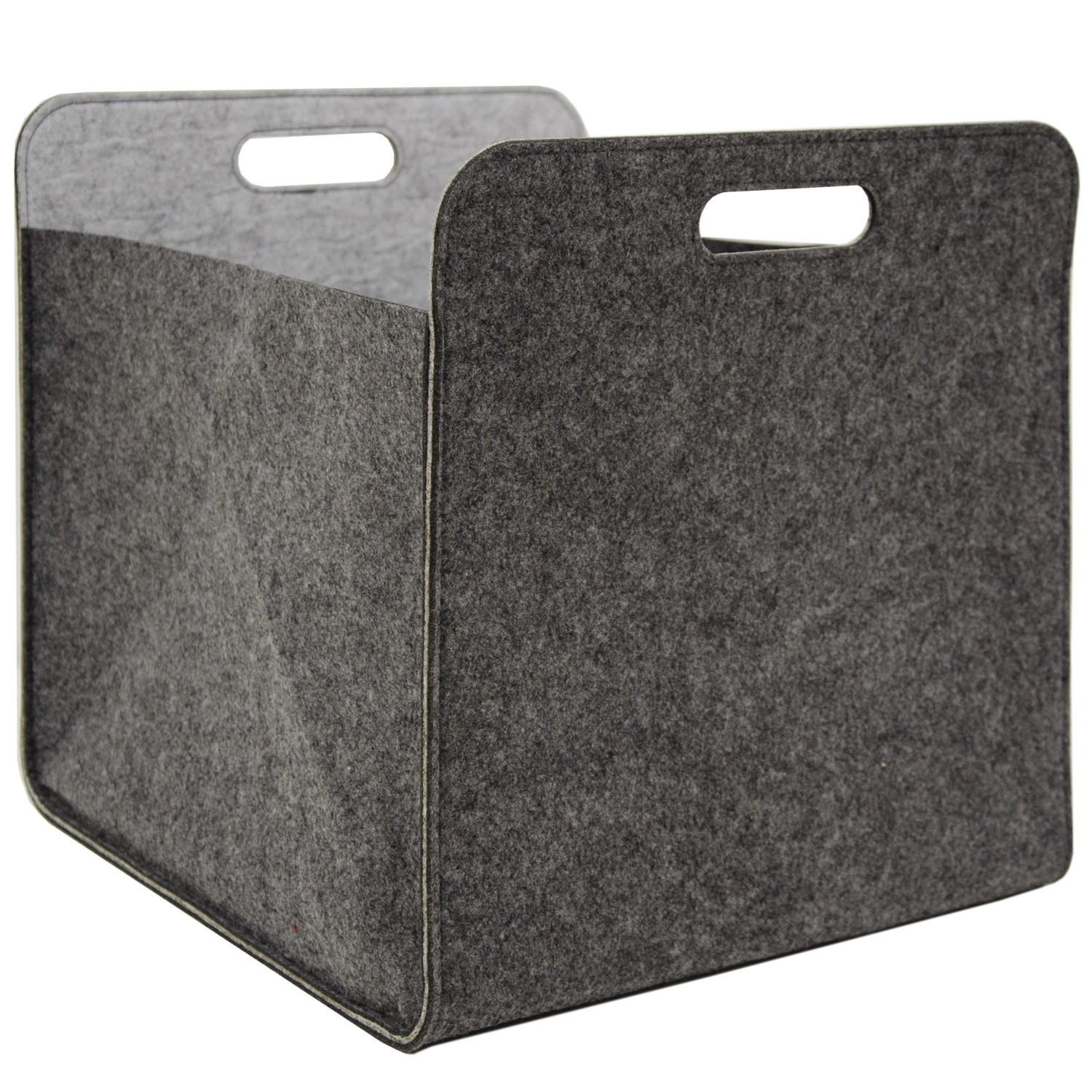 DuneDesign Aufbewahrungsbox Cube 33 x 38 x 33 cm 2er Set  Grau günstig online kaufen