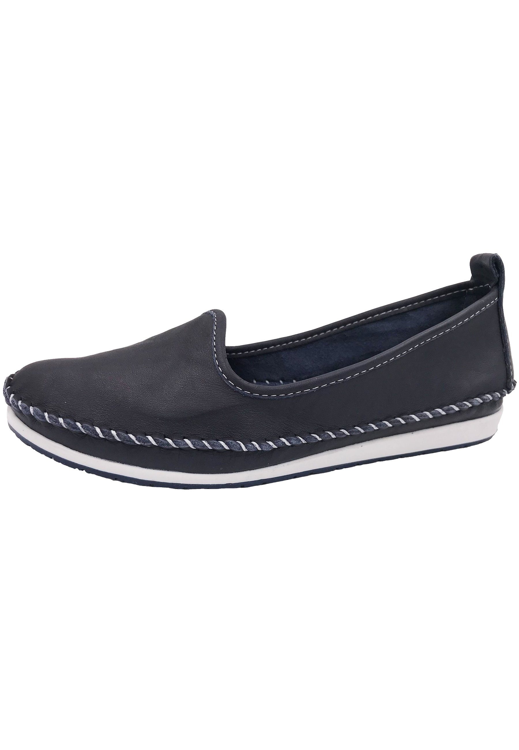 Andrea Conti Damen Slipper Leder günstig online kaufen