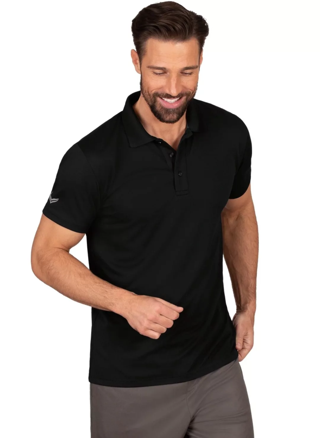 Trigema Poloshirt "TRIGEMA Poloshirt aus Polyester mit Knopfleiste" günstig online kaufen