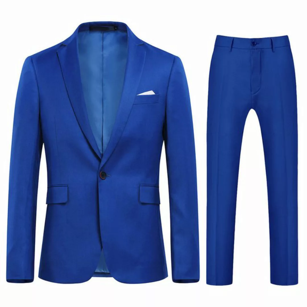 Allthemen Anzug (2 tlg, Sakko & Hose) Herren zweiteiliger Businessanzug im günstig online kaufen