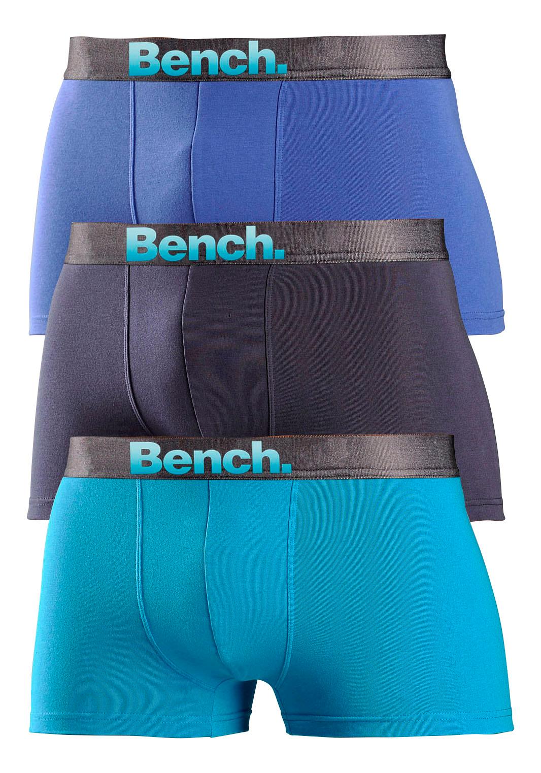 Bench. Boxer "Boxershorts für Herren", (Packung, 3 St.), mit Logo Webbund günstig online kaufen