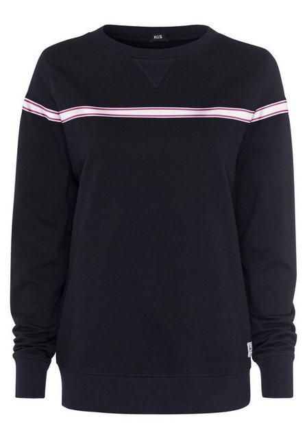 H.I.S Sweater, mit kontrastfarbigem Tape, Loungeanzug günstig online kaufen