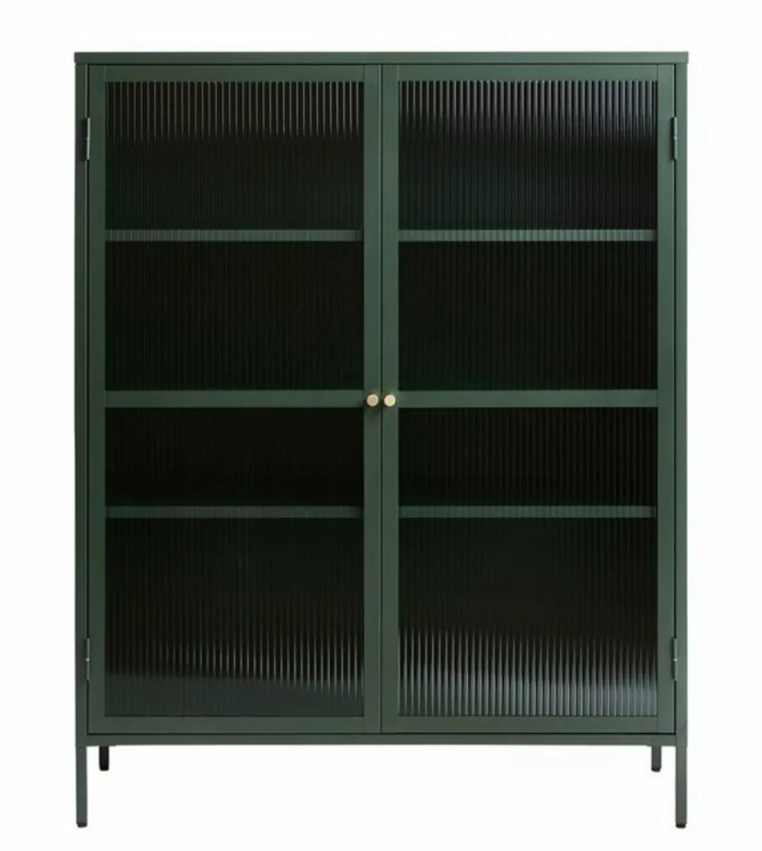 ebuy24 Vitrine Bronco Vitrinenschrank 2 Glastüren grün. günstig online kaufen