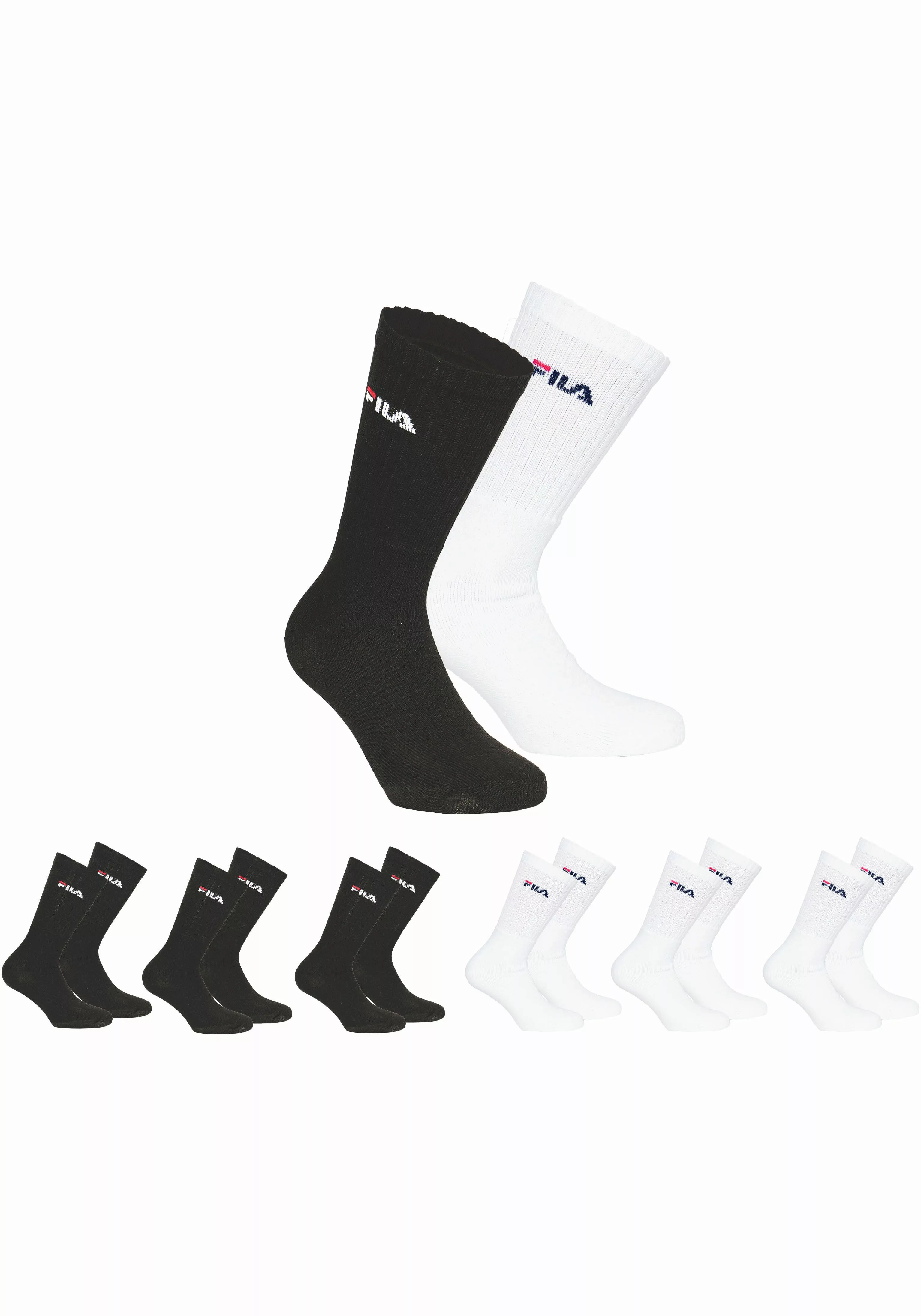 Fila Sportsocken "UNISEX CREW TENNIS FULL TERRY SOCKS", (6 Paar), mit einge günstig online kaufen