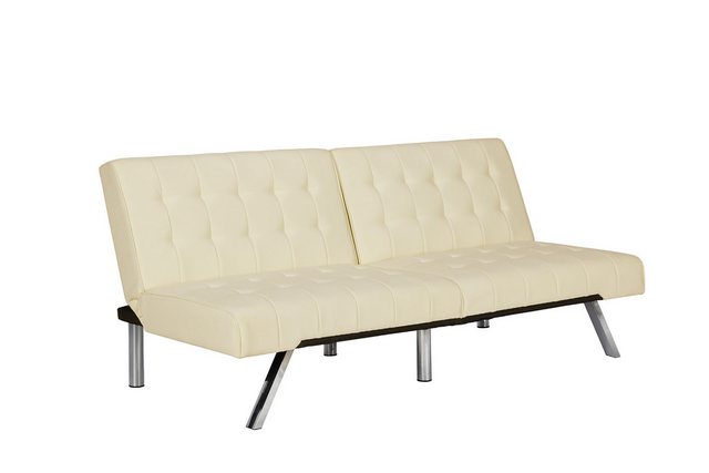 loft24 Schlafsofa Emily, Sofa Couch mit Schlaffunktion Chrombeine 178 cm Br günstig online kaufen