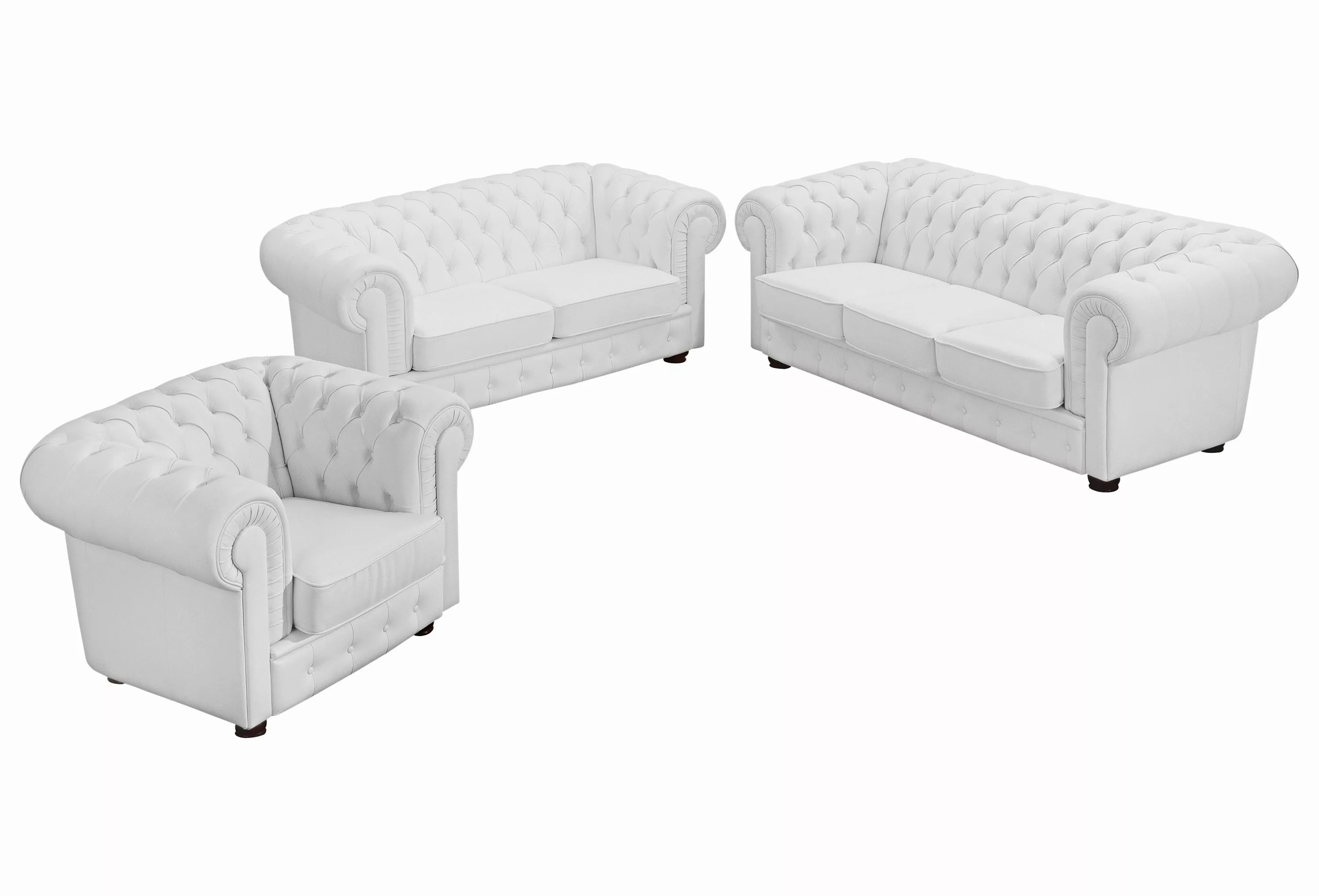 Max Winzer® Chesterfield-Sofa »Windsor klassisch, modern und Retro Sofa, ho günstig online kaufen