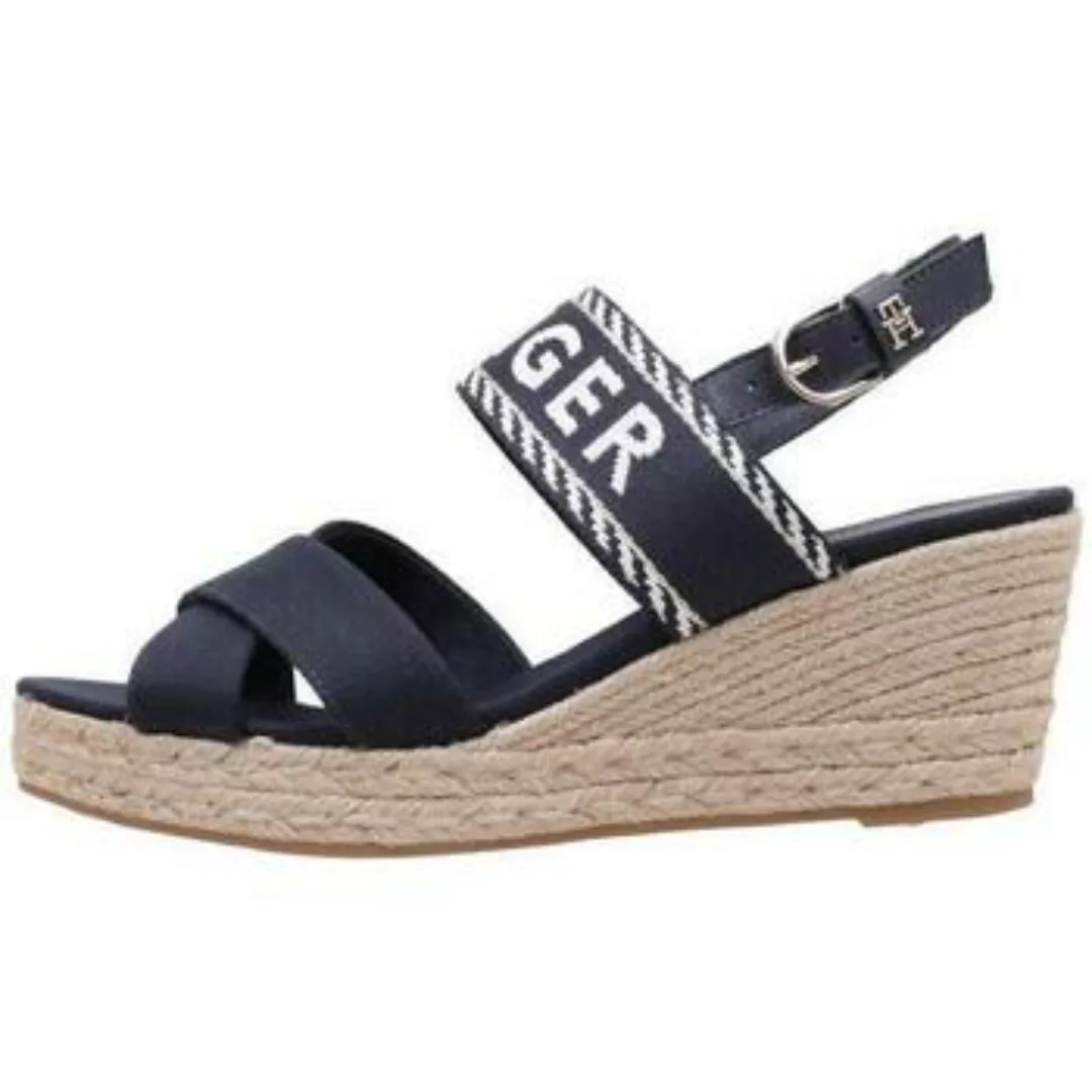 Tommy Hilfiger  Espadrilles SEASONAL WEBBING MID WEDGE günstig online kaufen