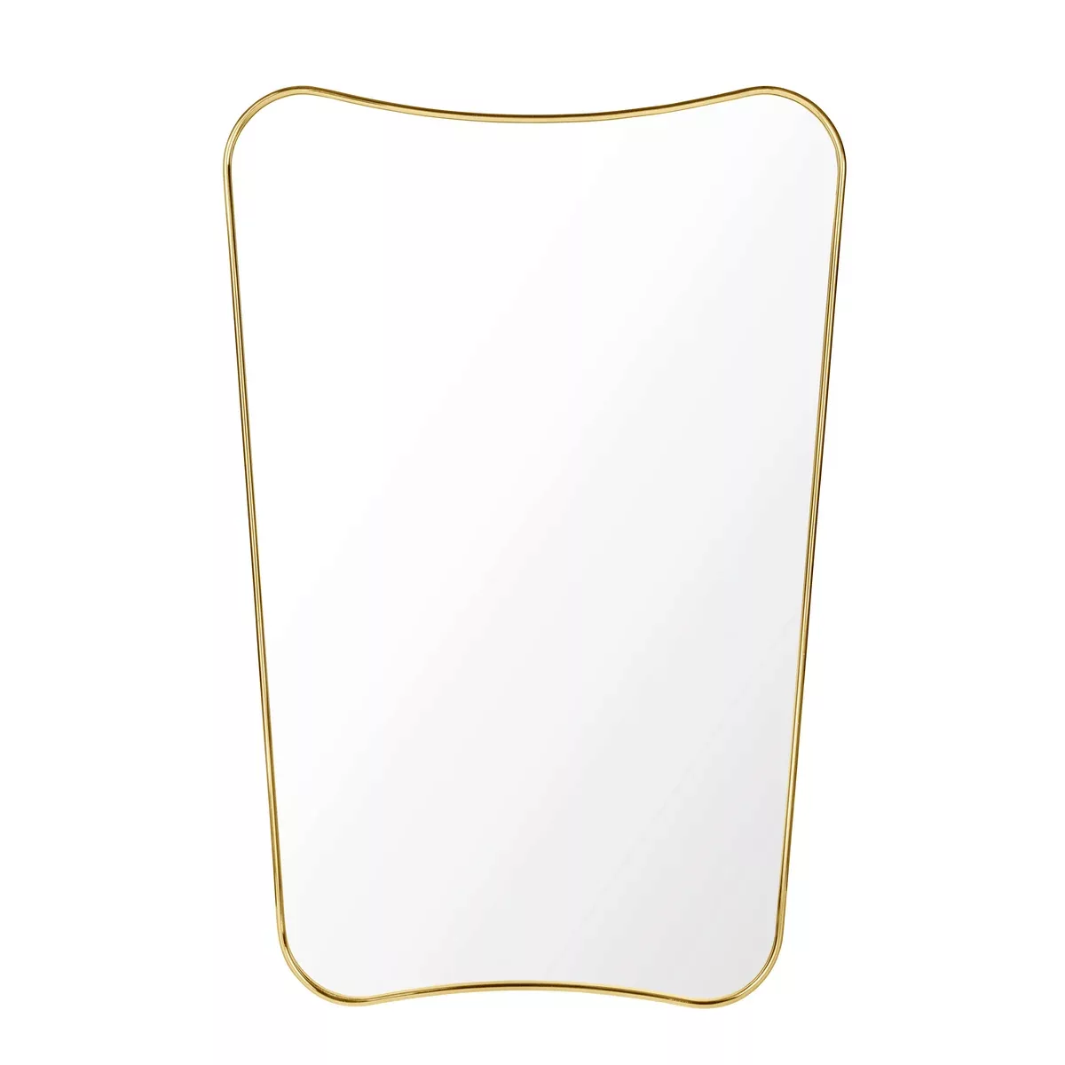 Wandspiegel F.A.33 gold metall / Gio Ponti - L 54 x H 80 cm - Gubi - Metall günstig online kaufen