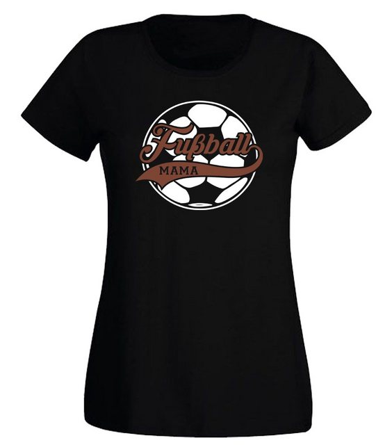 G-graphics T-Shirt Damen T-Shirt - Fußball Mama Slim-fit-Shirt, mit Frontpr günstig online kaufen