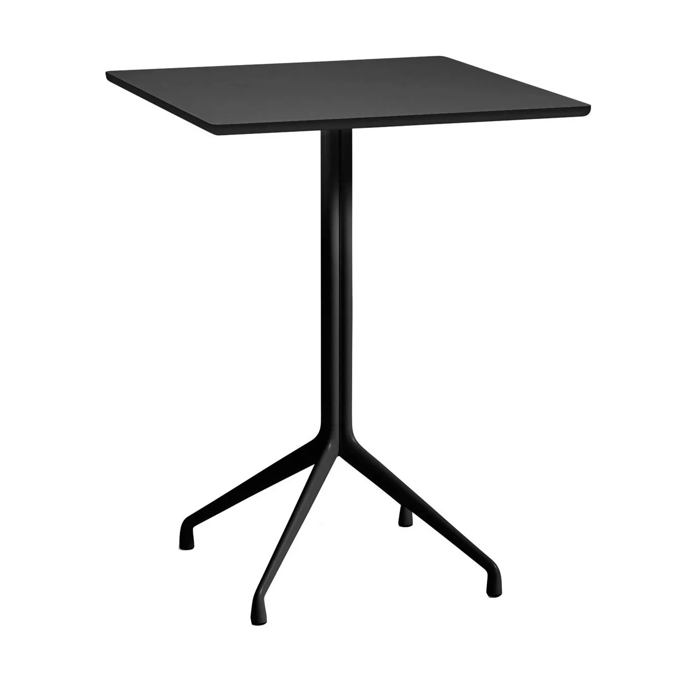 HAY - About a Table AAT 15 Stehtisch Linoleum 80x80cm - schwarz/Tischplatte günstig online kaufen