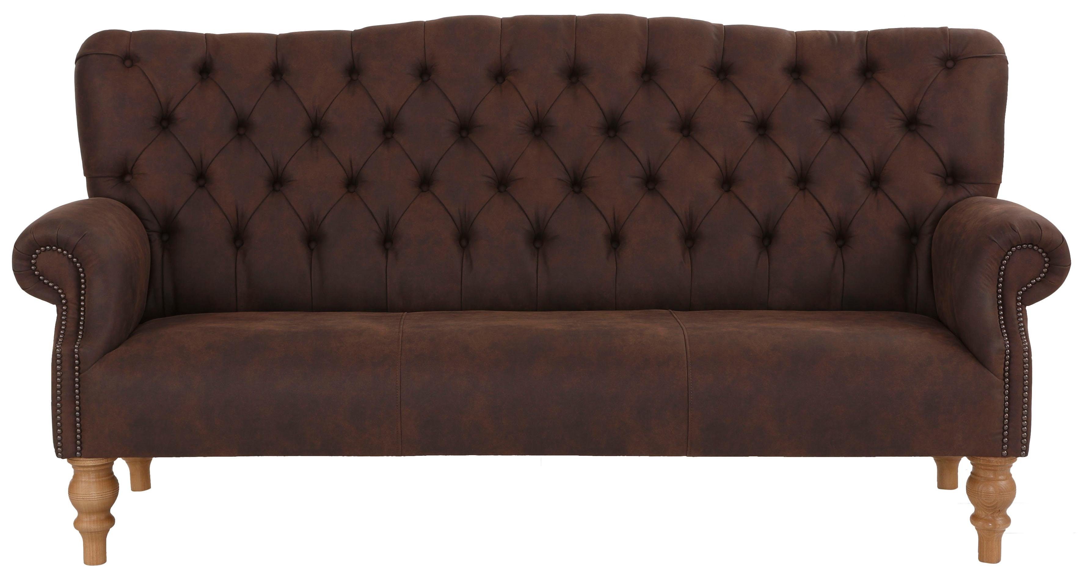 Home affaire Chesterfield-Sofa "Lord", mit echter Chesterfield-Knopfheftung günstig online kaufen