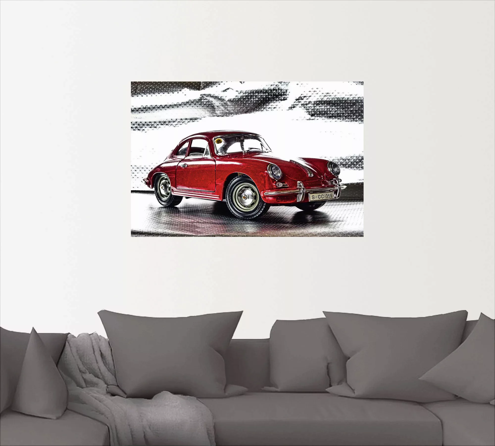 Artland Wandbild "Klassiker - Der Porsche 356", Auto, (1 St.), als Alubild, günstig online kaufen