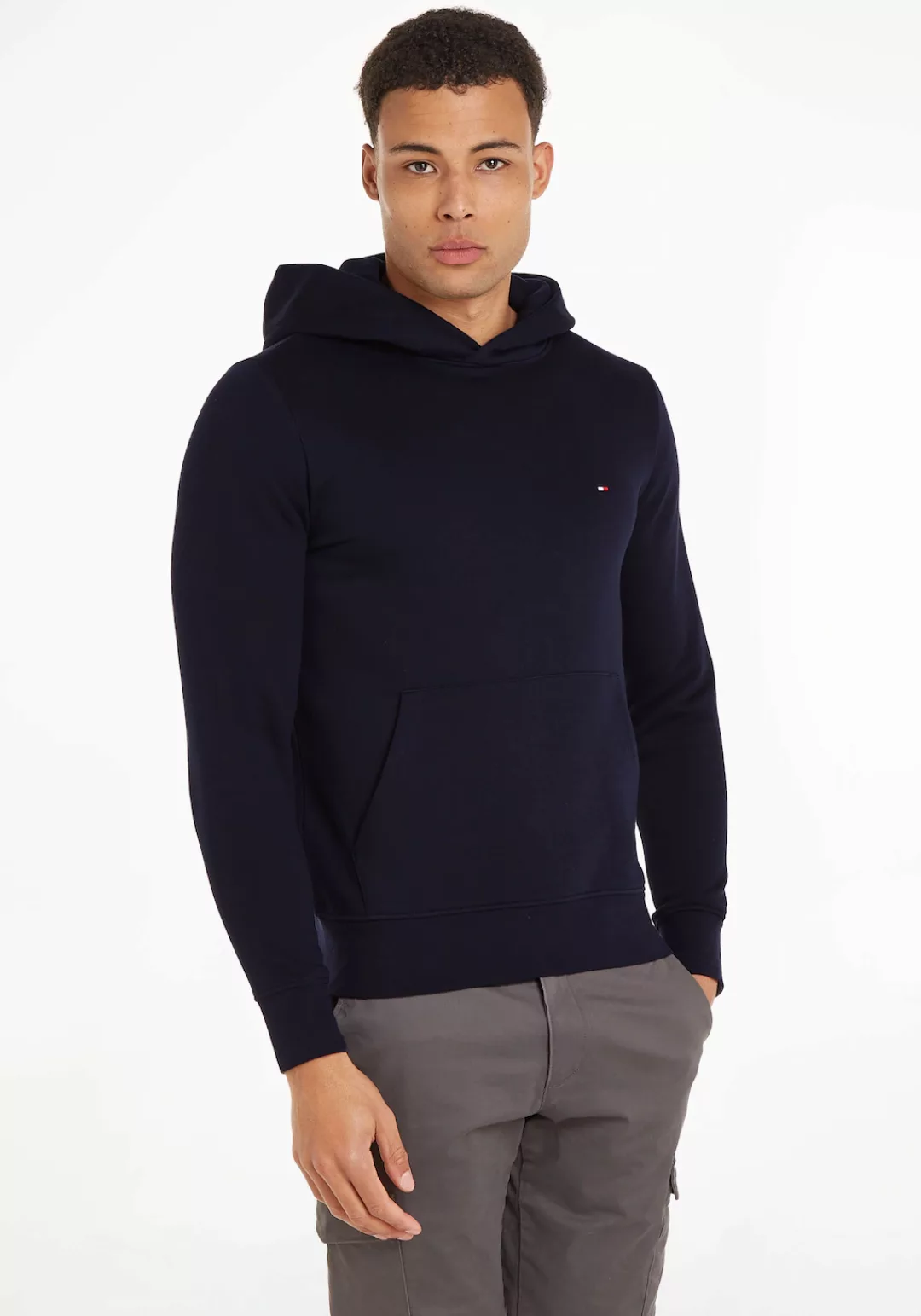 Tommy Hilfiger Hoodie "FLAG LOGO HOODY", mit Kängurutasche vorne günstig online kaufen