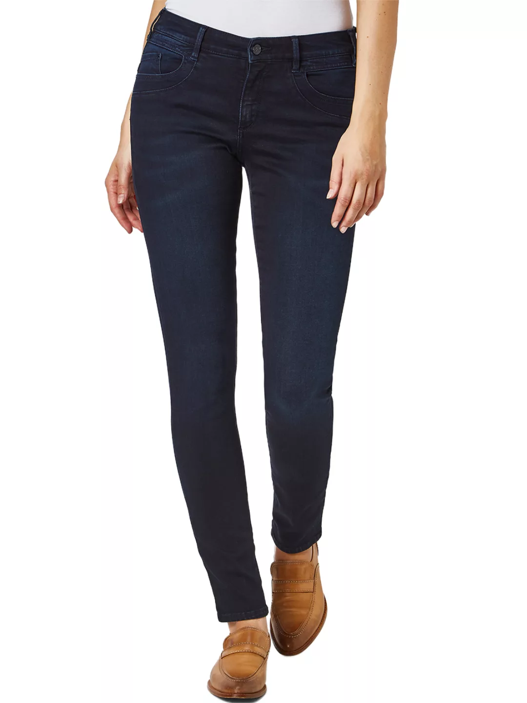 Paddock`s Damen Jeans Lucy - Slim Fit - Blau - Blue Black Dark Stone günstig online kaufen
