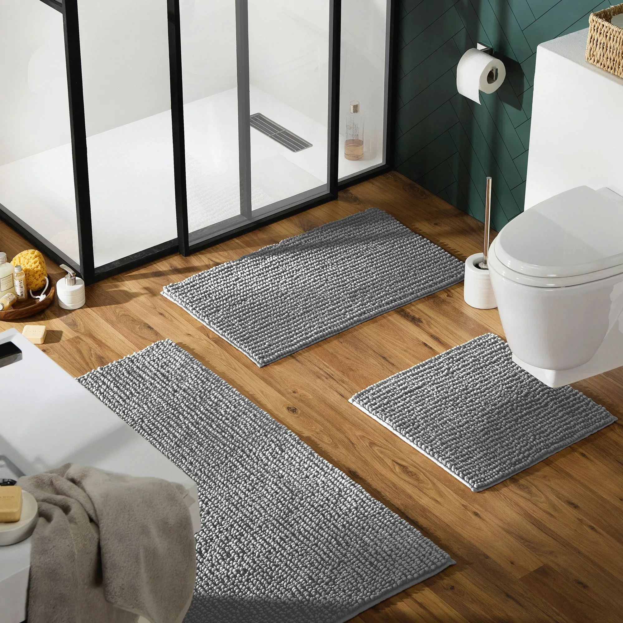 REDBEST Badematte WC-Vorlage "Arlington", Höhe 20 günstig online kaufen