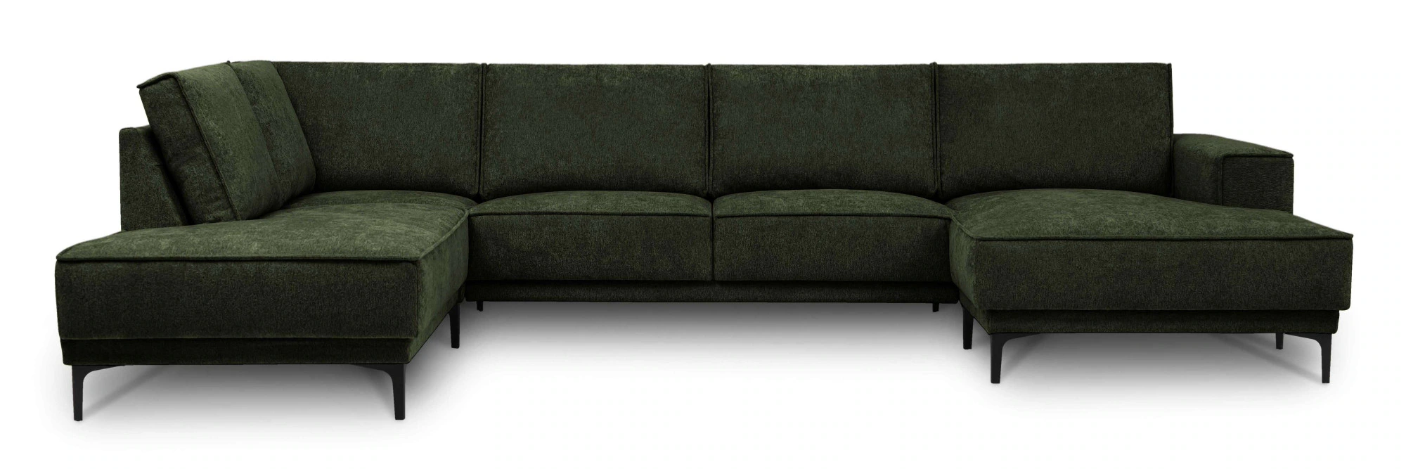 Places of Style Wohnlandschaft "XXL Sofa Oland, Struktur, Flachgewebe, Luxu günstig online kaufen