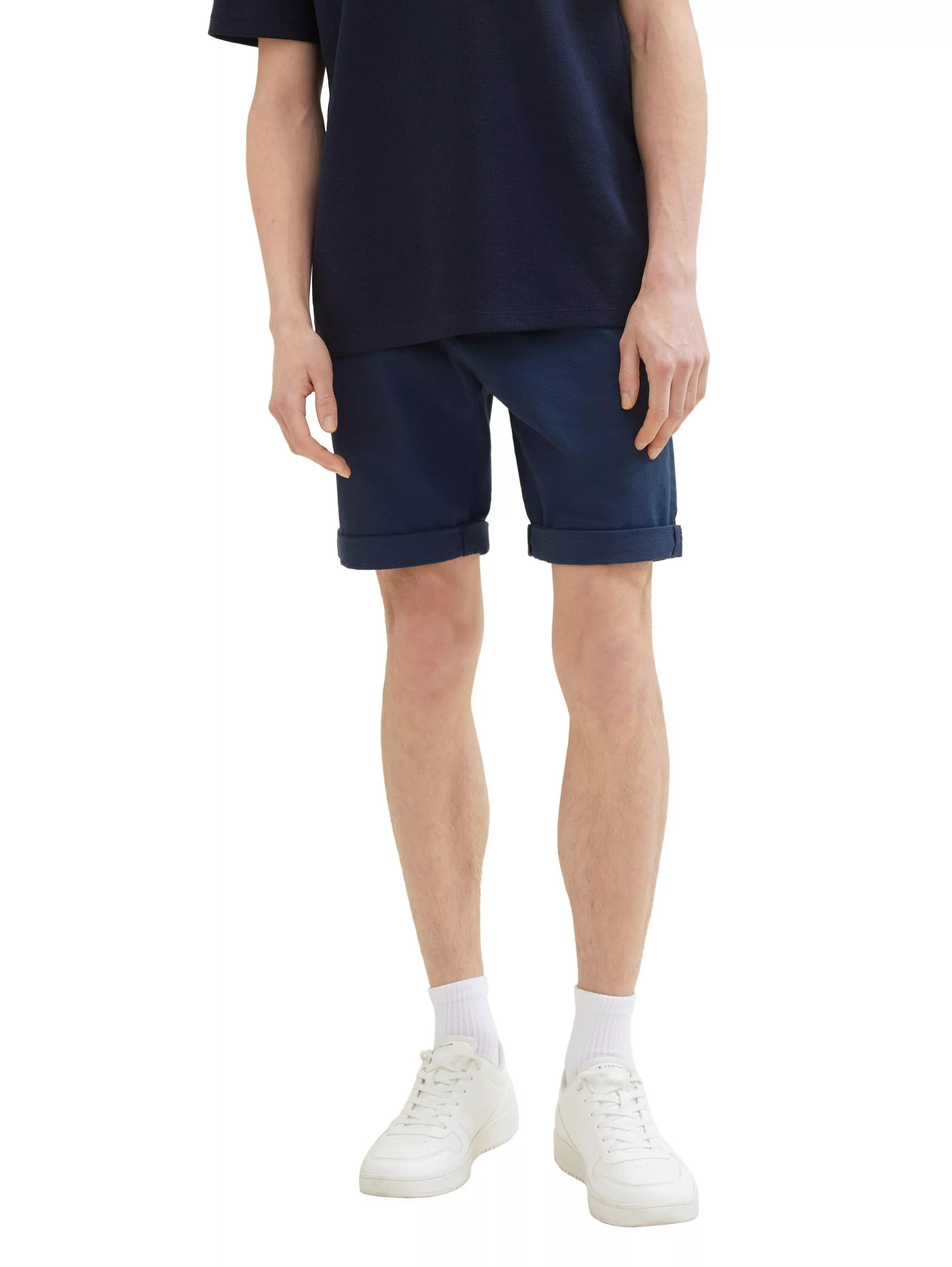 TOM TAILOR Denim Chinoshorts, (2 tlg.), mit Gürtel günstig online kaufen