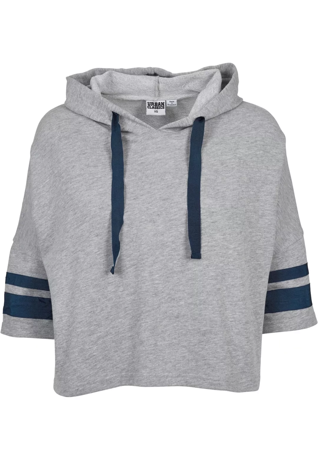 Urban Classics Damen Kapuzensweater Taped Short Sleeve Hoody günstig online kaufen