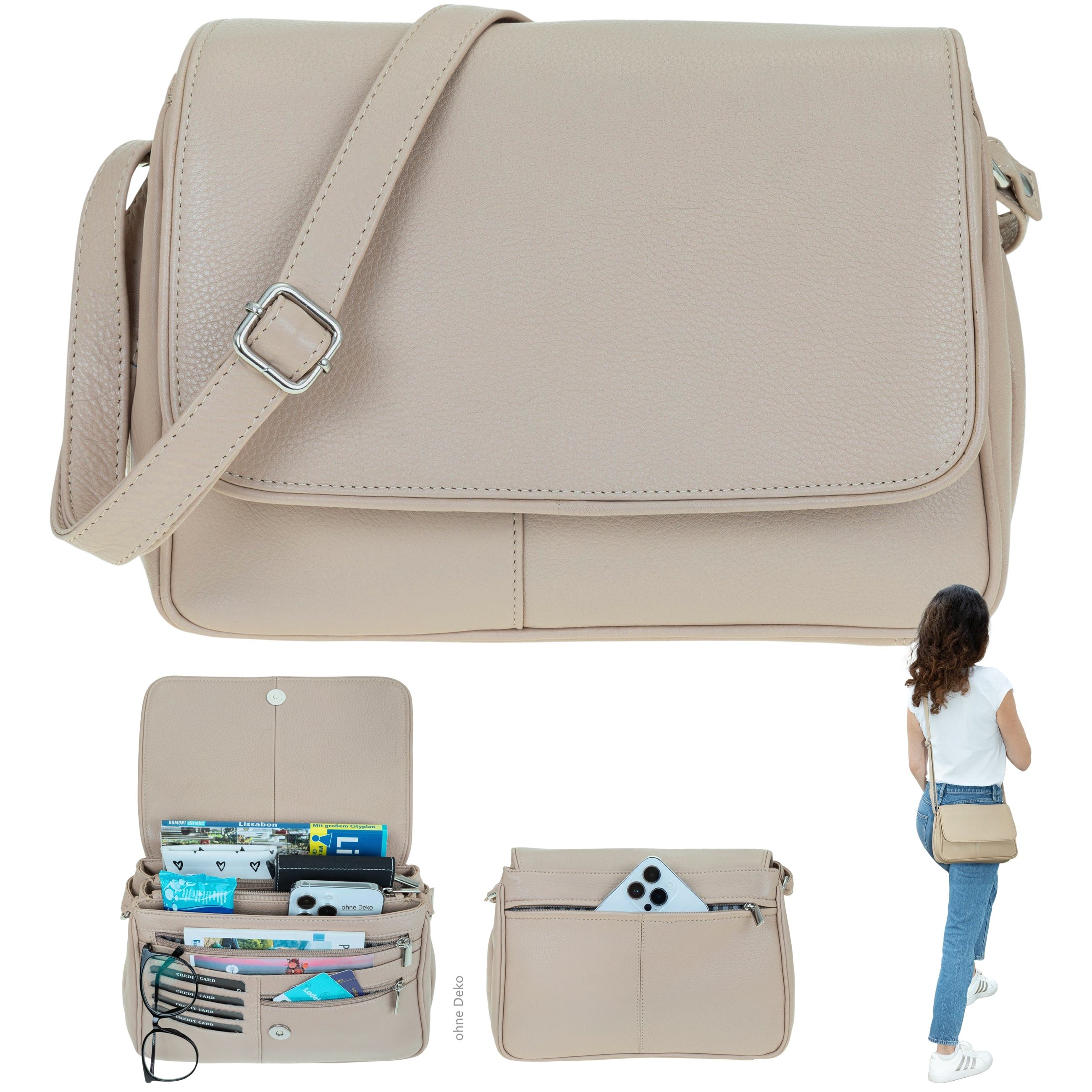 Alessandro Salvatore Handtasche Leder Damen mittel günstig online kaufen